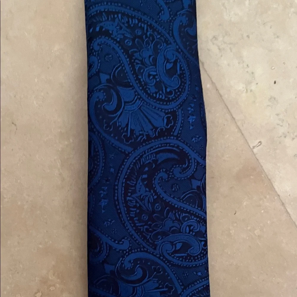 Elegant Kids' Ties in Black Plaid and Blue Paisley